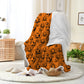 Halloween Evil Pumpkin Throw Yellow Cute Cartoon Thick Soft Sherpa Fleece Blanket