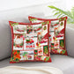 All hearts come home for Christmas Throw Pillow Cover 2pcs