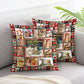 Merry Christmas Cute Animals Throw Pillow Cover 2pcs