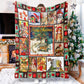 Merry Christmas Cute Animals Blanket