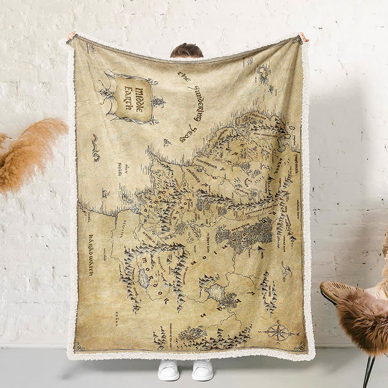 Treasure Map Blanket