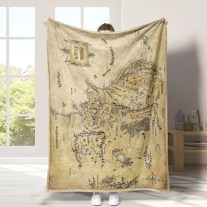 Treasure Map Blanket
