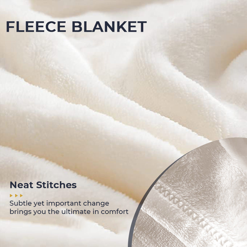 Warm Home Christmas Blanket Sherpa Fleece Blanket