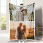 Personalized Photo Blanket 2 Photos for Lovers