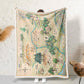 Cartoon Painting Map Blanket