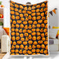 Jollyvogue Halloween Pumpkins With Various Expressions Piled Up Halloween Blanket 2022 Soft Sherpa And Fleece Blanket