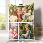 Personalized Photo Blanket 3 Photos Gift for Daughter