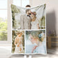 Personalized Photo Blanket 3 Photos Gift for Lovers