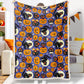 Jollyvogue Halloween Black Cat Pumpkin Moon Cat Embellishment To Celebrate Halloween Halloween Blanket 2022 Soft Sherpa And Fleece Blanket