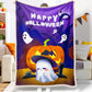 Jollyvogue Halloween Cartoon Ghost Pumpkin Happy Halloween Halloween Blanket 2022 Soft Sherpa And Fleece Blanket