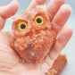 Natural Crystal Gemstone Owl