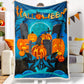Jollyvogue Halloween Tombstone Pumpkin Celebrating Halloween Halloween Blanket 2022 Soft Sherpa And Fleece Blanket