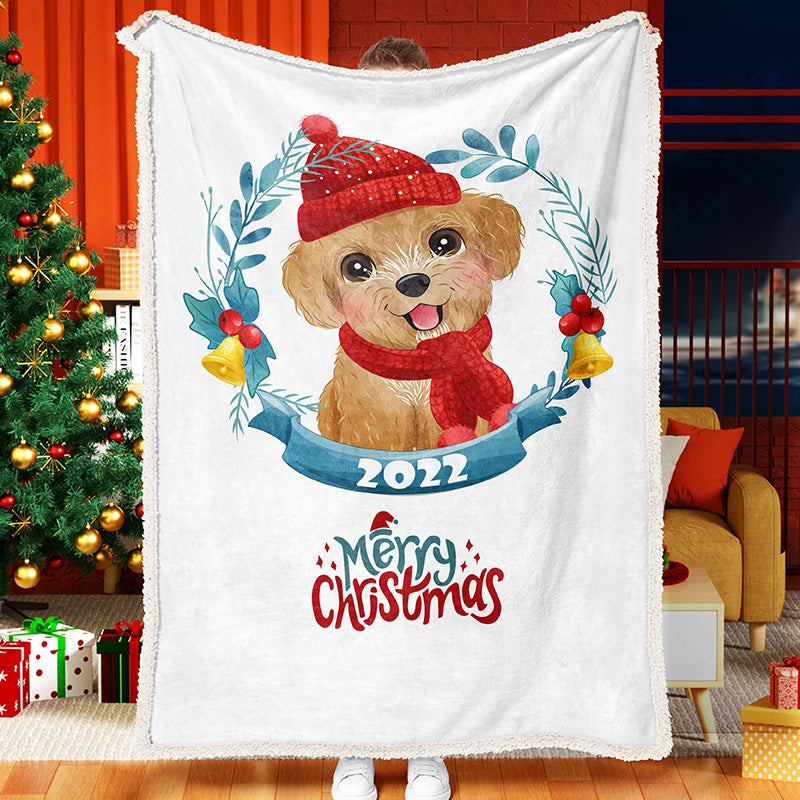 Garland Pet Christmas Celebration Blanket