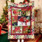 Red Truck Christmas Tree Wreath Gift To Celebrate Christmas Fleece Sherpa Blanket Snowman Quilt