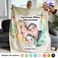 Hand painted custom cartoon blanket