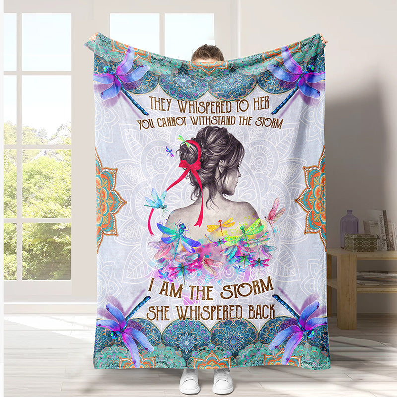 Personalized Blanket I Am The Storm Blanket