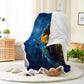 Halloween Cartoon Pumpkin Ghost Dark Castle Halloween Blanket