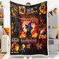 Halloween Witch Dachshund Mind The Dachshund Pumpkin Ghost For Dachshund Lover Thick Soft Sherpa Fleece Blanket