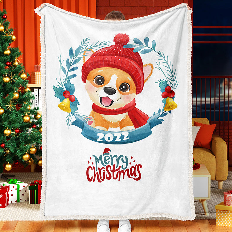 Garland Pet Christmas Celebration Blanket