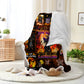 Halloween Witch Dachshund Mind The Dachshund Pumpkin Ghost For Dachshund Lover Thick Soft Sherpa Fleece Blanket