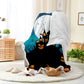 Halloween Black Castle Moon Bat Halloween Blanket