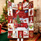 Christmas Truck Christmas Tree Sherpa Fleece Blanket Snowman Quilt