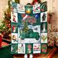 Green Christmas Truck Christmas Tree Snowman Christmas Stockings To Celebrate Christmas Fleece Sherpa Blanket Snowman Quilt