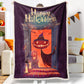 Halloween Horror Pumpkin Visit Happy Halloween Blanket