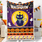 Halloween Black Cat Pumpkin Candy Halloween Blanket
