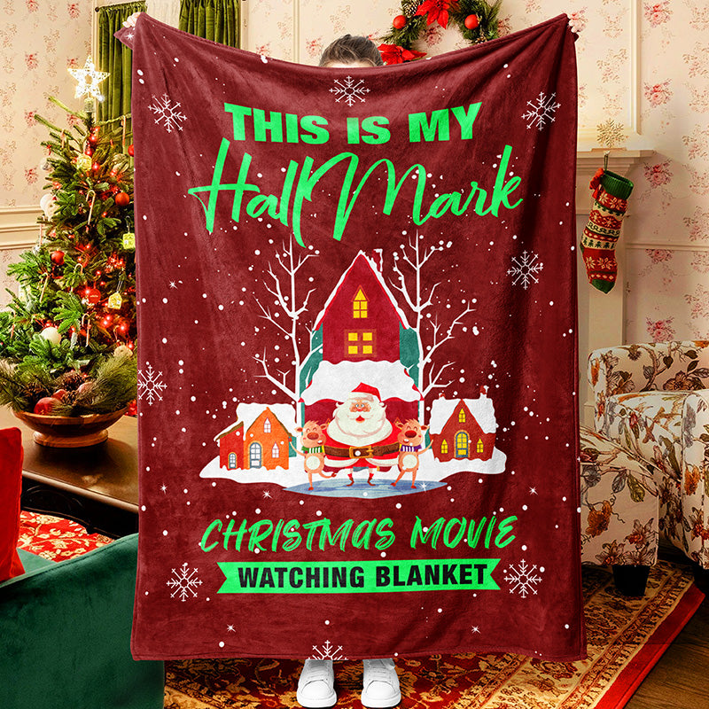 Santa's House Blanket