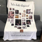 Heart-shaped Picture Collage Blanket 27 Photos