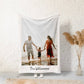 Personalized Photo Blanket 1 Photo Gift for Family