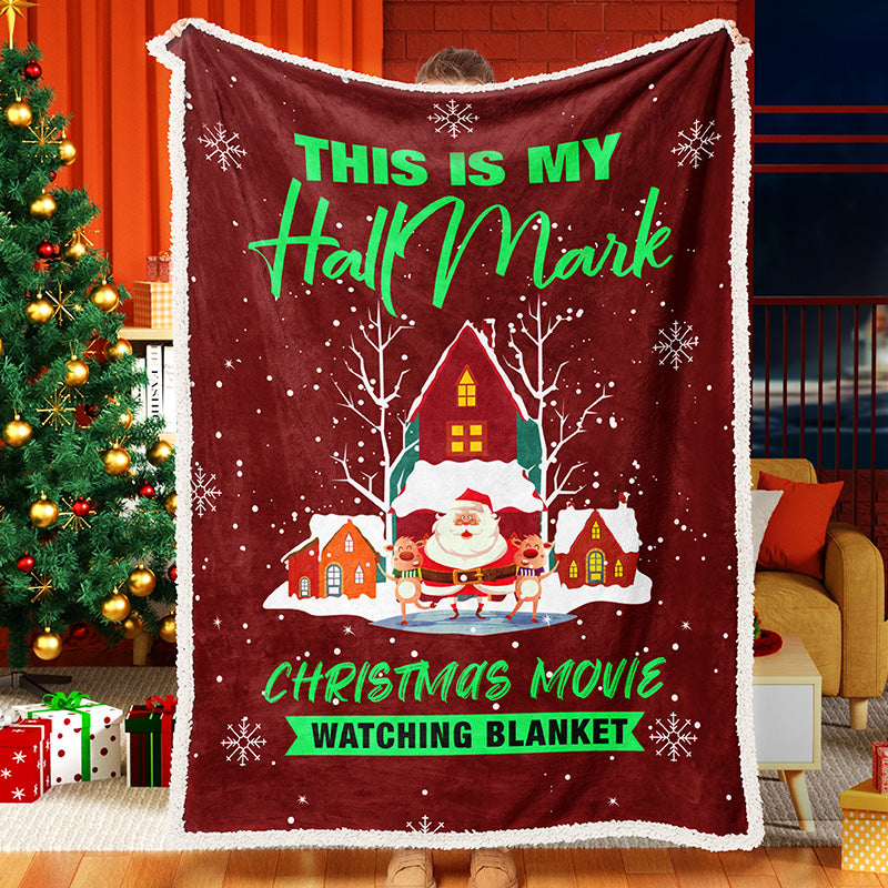 Santa's House Blanket