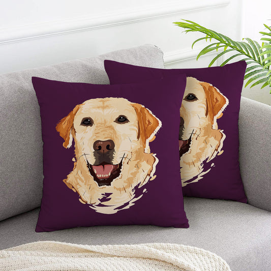 Labrador-Retriever Throw Pillow Cushion Covers